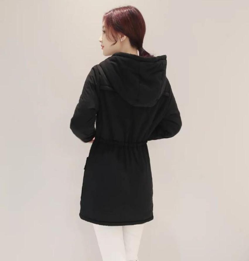 Womens Hooded Parka Jacket