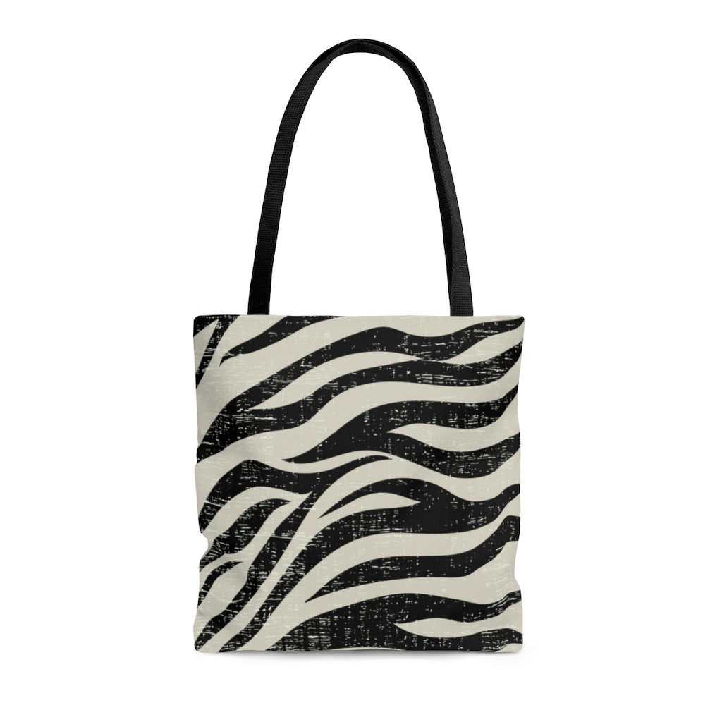 Zebra Print Beach Beach & Shopping Tote