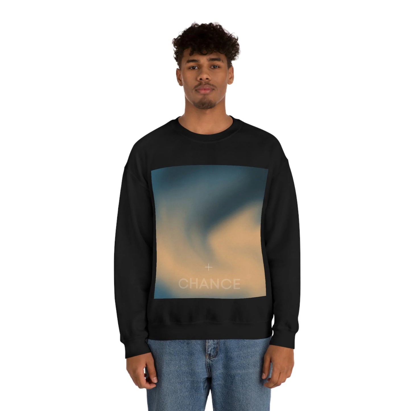 Mens Gradient Graphic Sweatshirt