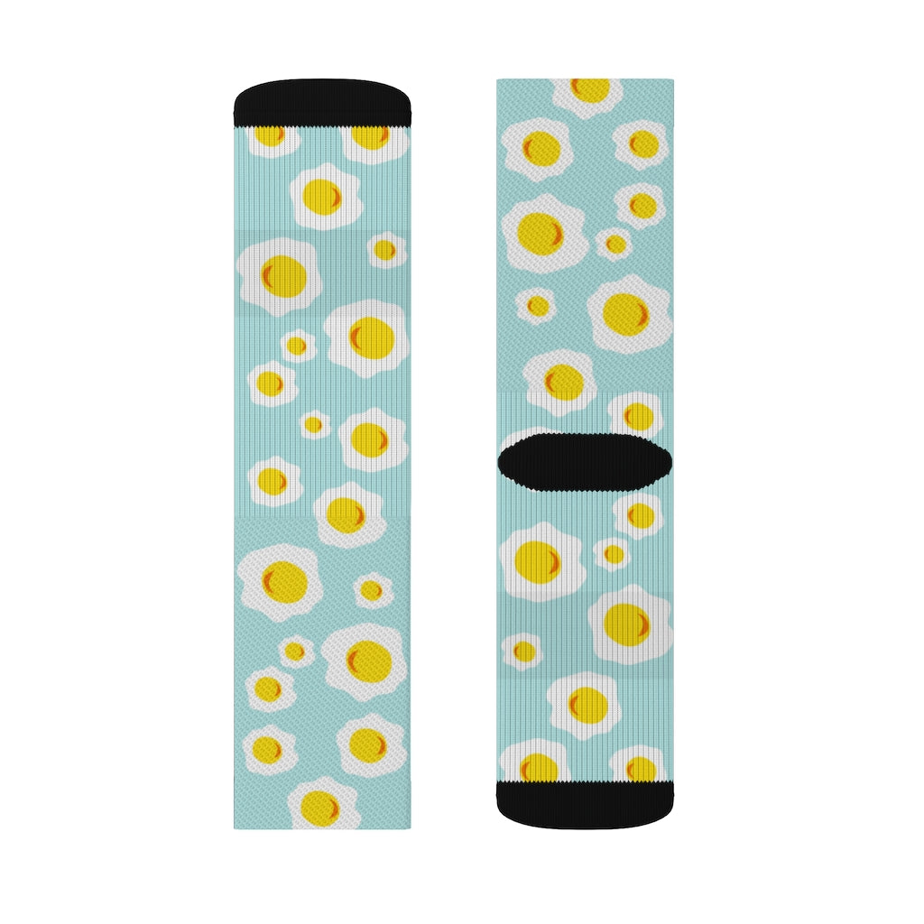 Sunny Side Up Eggs Funny Novelty Socks