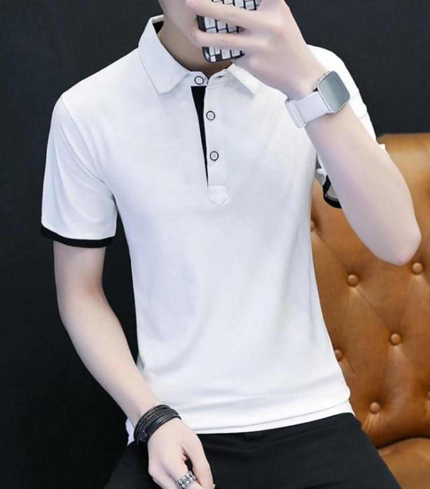 Mens Polo Shirt with Collar