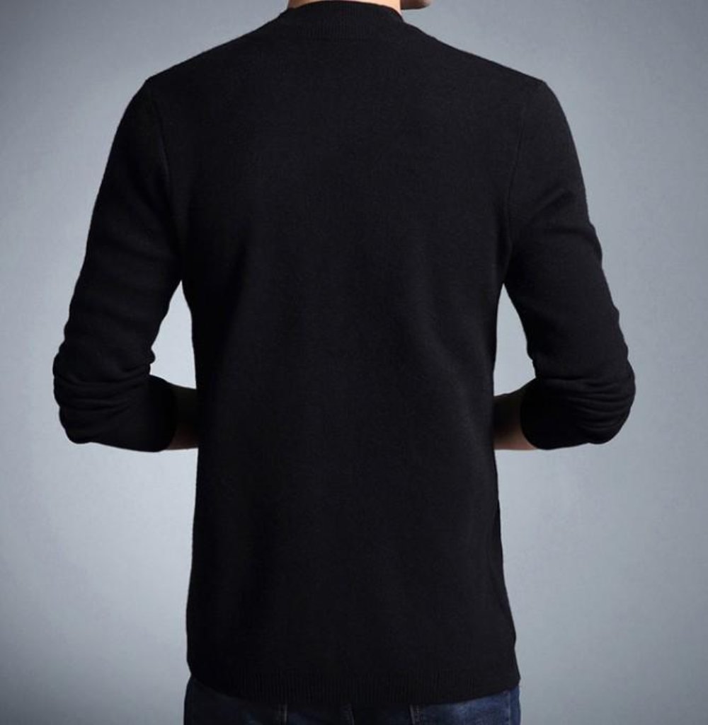 Mens Casual Slim Fit Cardigan with Buttons Design - AmtifyDirect