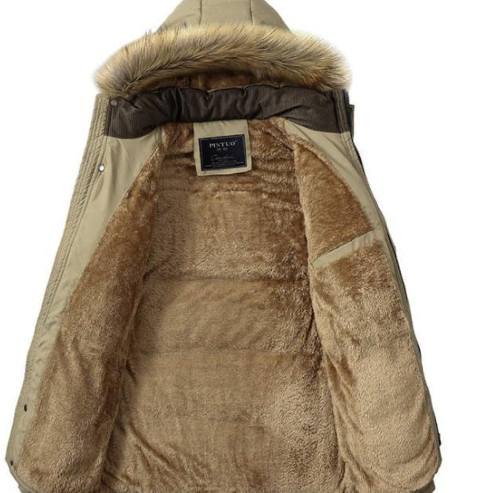 Men's Winter Coat with Hood - AmtifyDirect