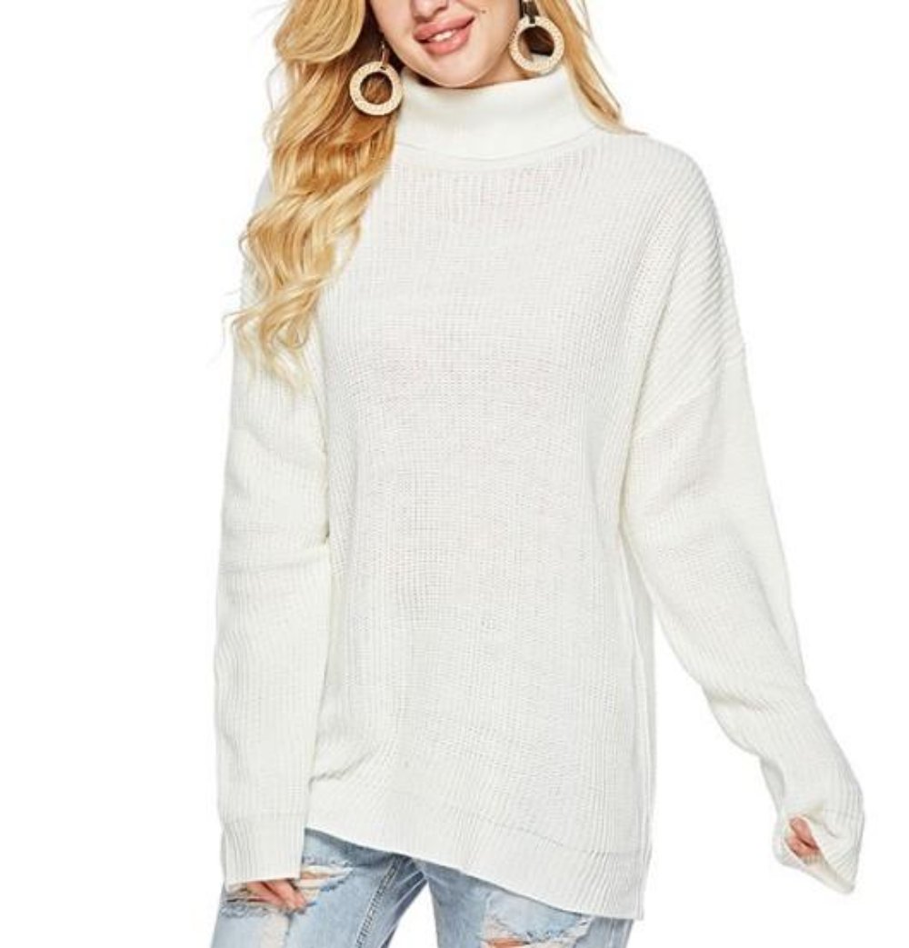 Relaxed Cozy Pullover Sweater – Amtify