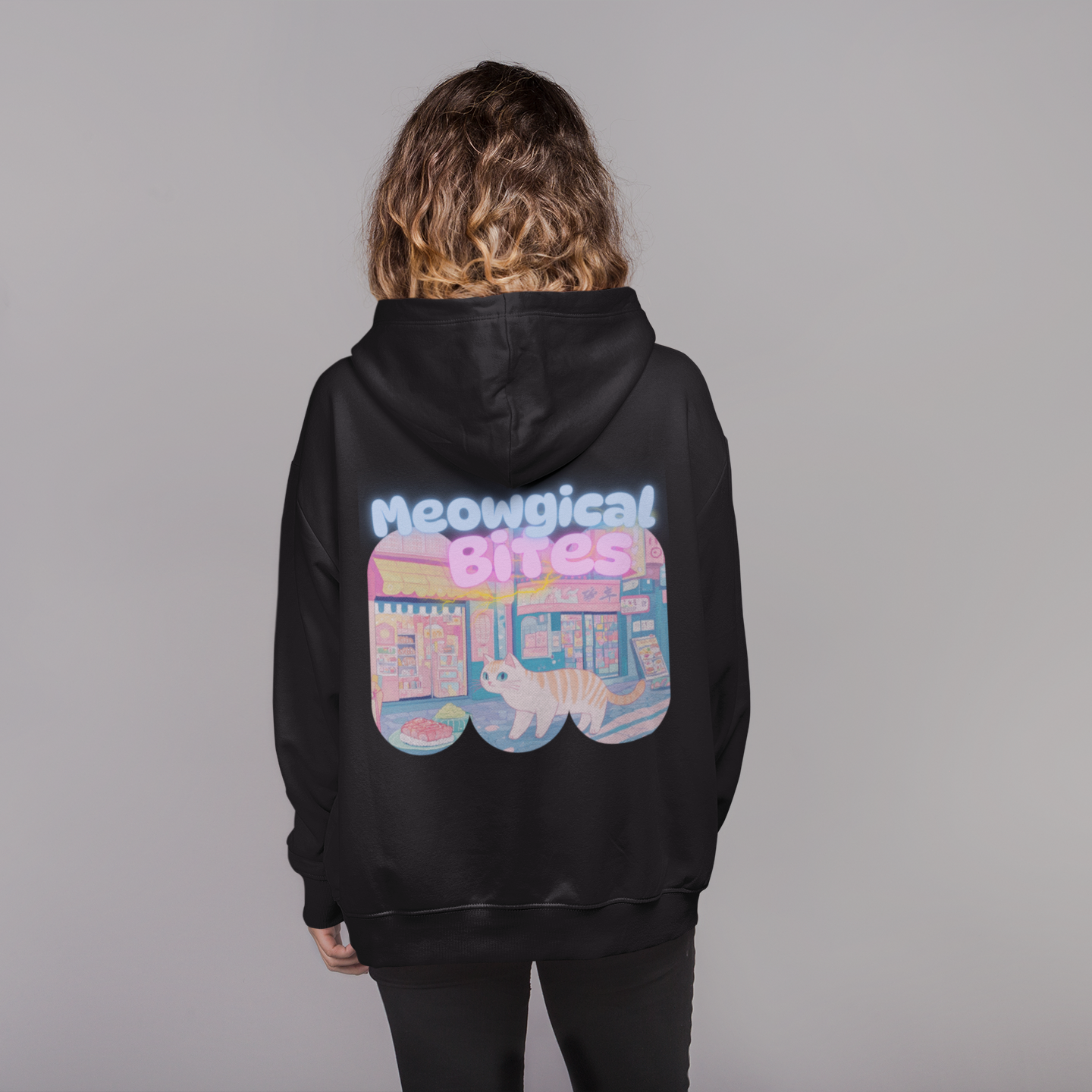 Meowgical Bites Anime Hoodie - Unisex