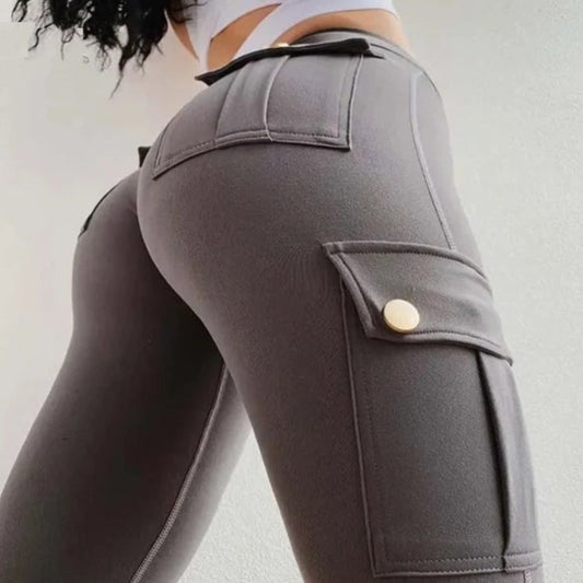 Womens High Waist Yoga Pants with Pockets