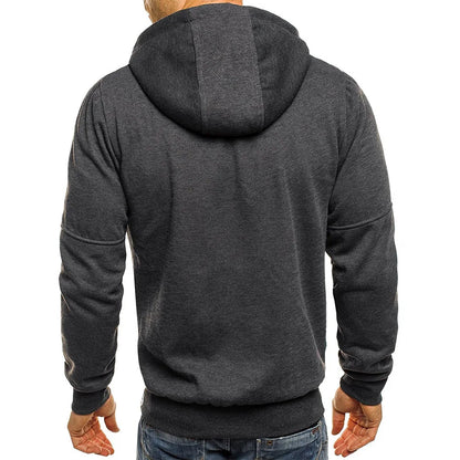 Mens LIghtweight Dual Zipper Hoodie