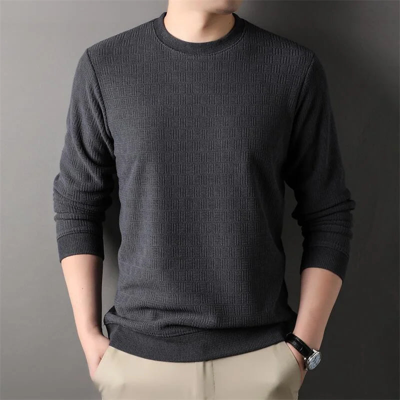 Mens Casual Long Sleeve Top