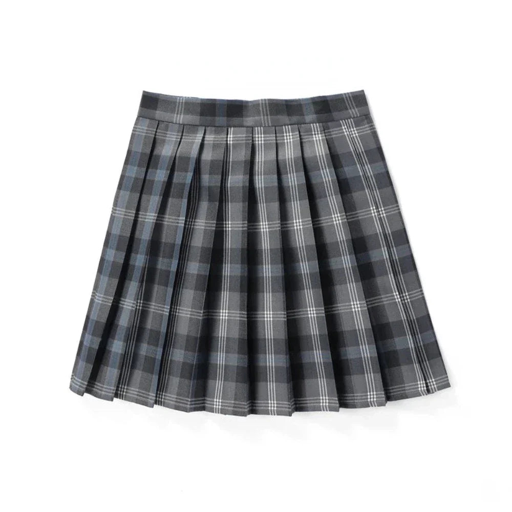 Japanese Theme Plaid Mini Skirt