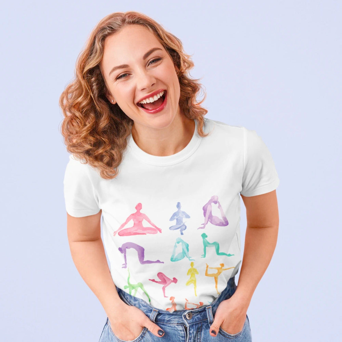 Yoga Poses Short Sleeve T Shirt