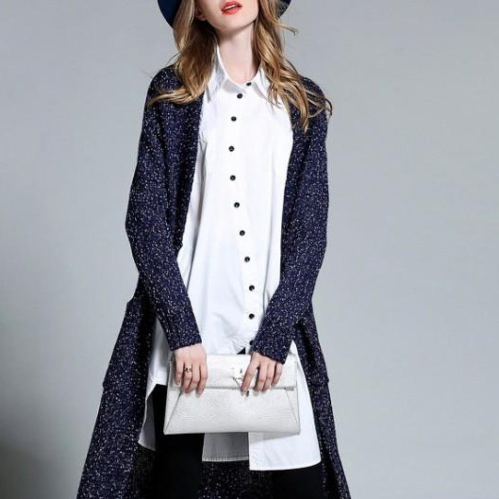 Womens Casual Long Cardigan