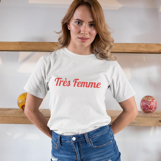 Womens Tre Femme Statement Cotton T-Shirt