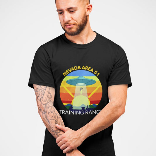 Mens Area 51 Fun Statement T-Shirt