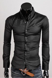 Men s Button Down Shirt with Plaid Designs – Amtify