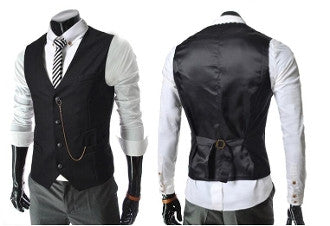 Mens Vest with Chain