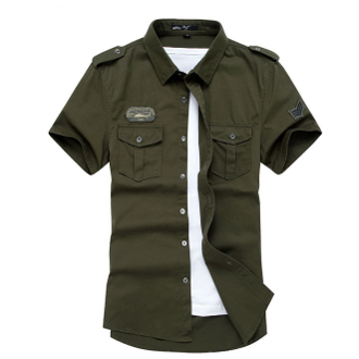 Mens Short Sleeve Military Shirt – Amtify