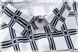 Mens Checkerboard Short Sleeve Shirt - AmtifyDirect