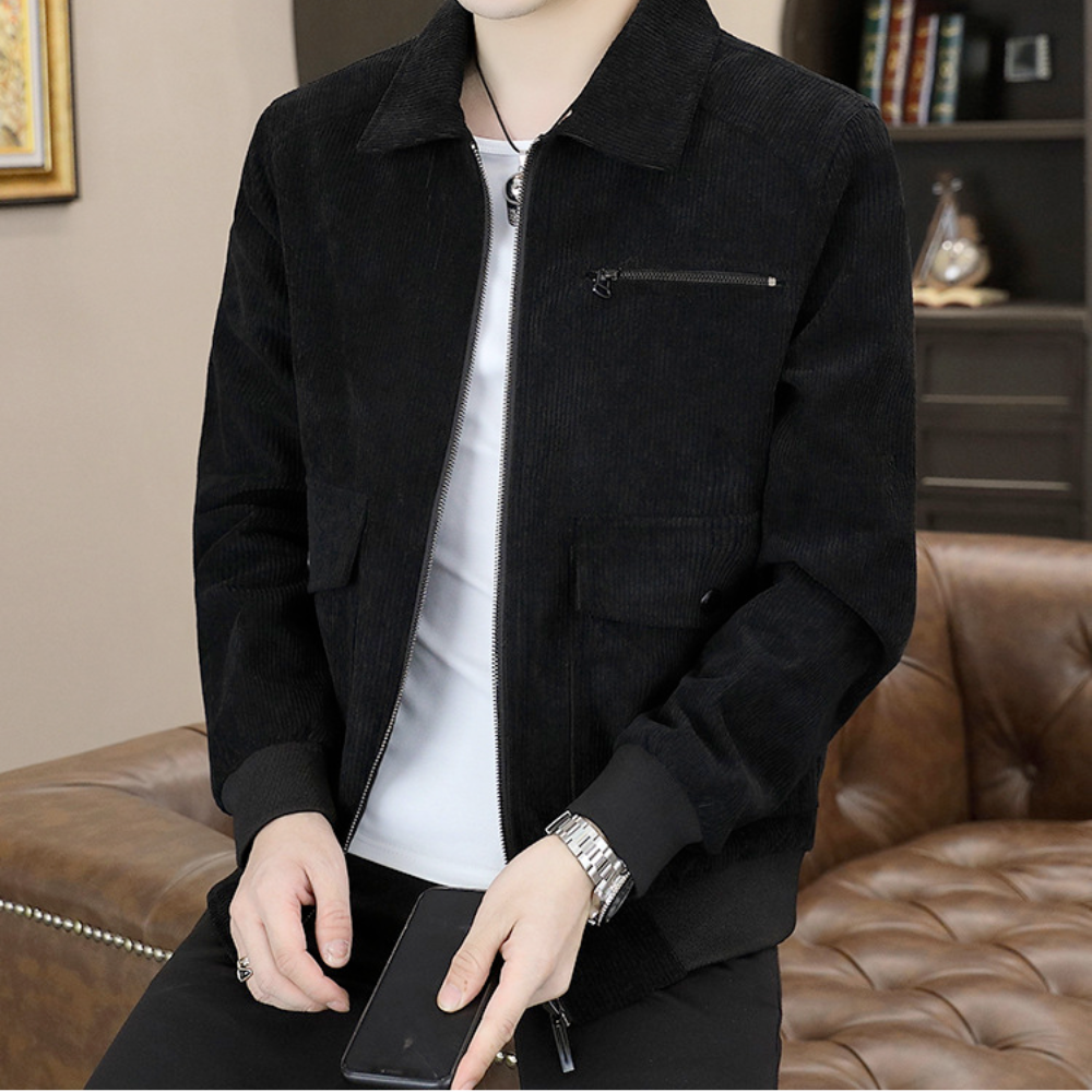 Mens Corduroy Jacket with Front Pockets