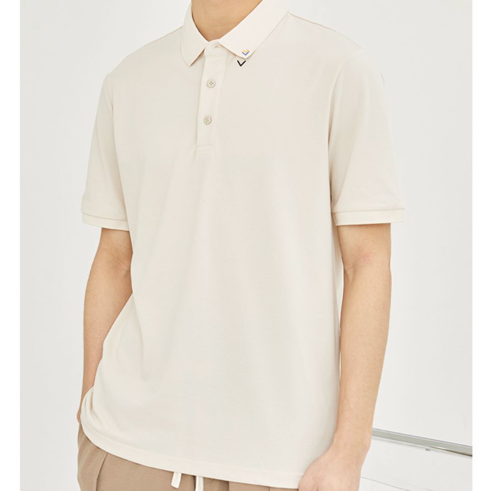 Mens Casual Polo T-Shirt with Clean Designs