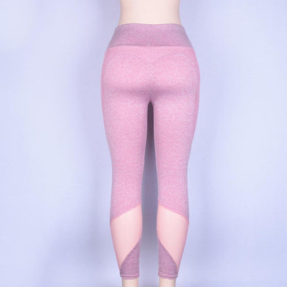 Yoga Pants with Mesh Panels