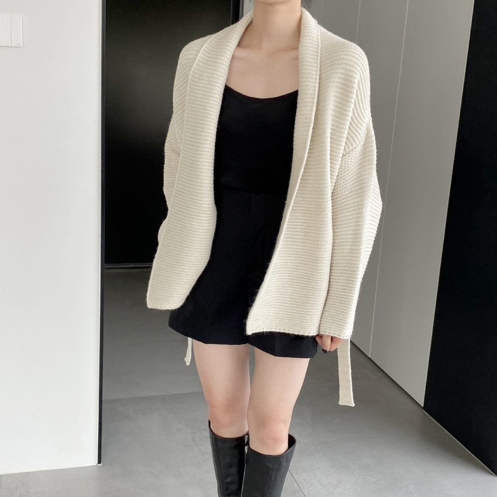 Womens Kimono Tie Waist Cardigan