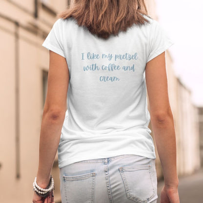 Womens Pretzel & Coffee T-Shirt