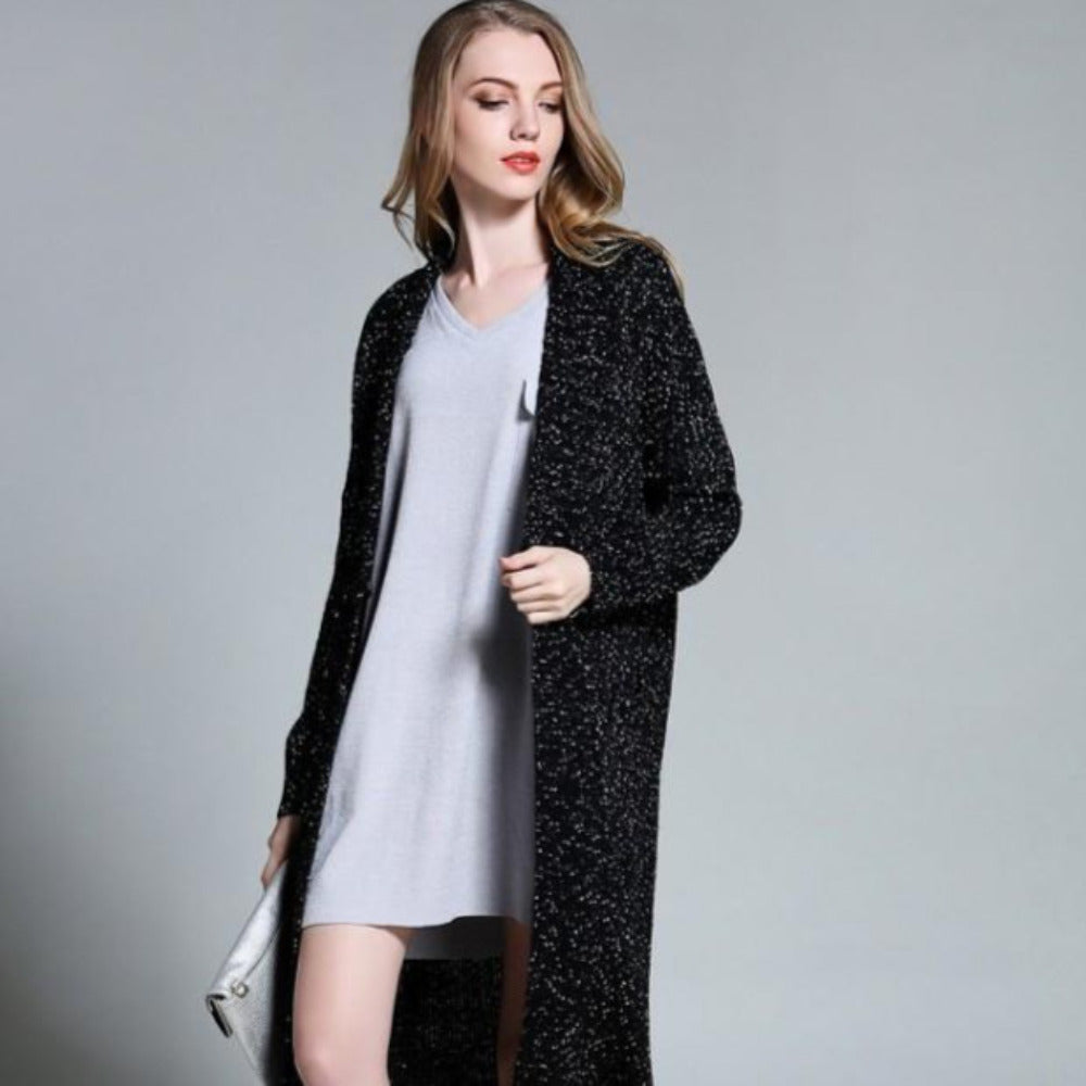 Womens Casual Long Cardigan