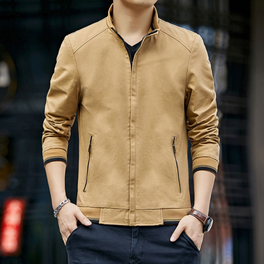 Neiman Marcus Men's Double-Faced Wool Full Zip Jacket | Neiman Marcus