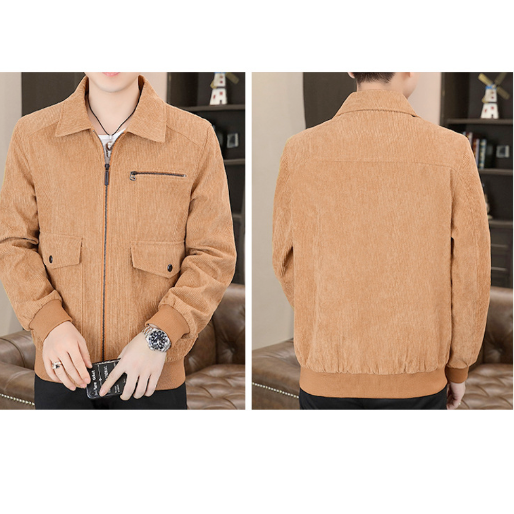 Mens Corduroy Jacket with Front Pockets