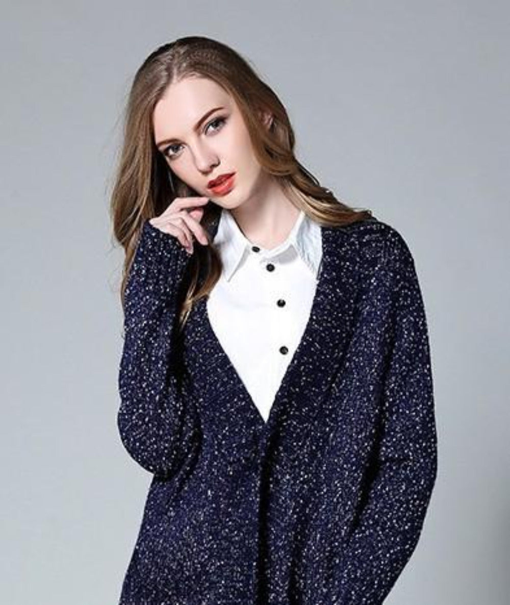 Womens Casual Long Cardigan