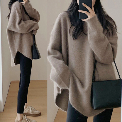 Relaxed Cozy Pullover Sweater