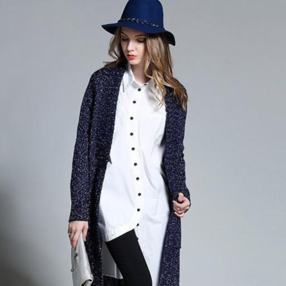 Womens Casual Long Cardigan