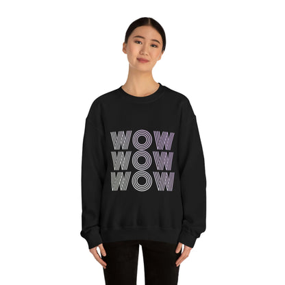 Womens Wow Graphic Sweatshirt