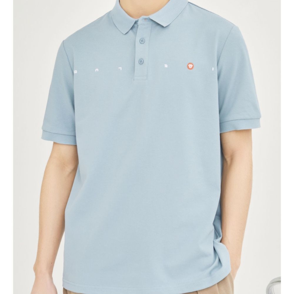 Mens Polo T-Shirt with Simple Logo's
