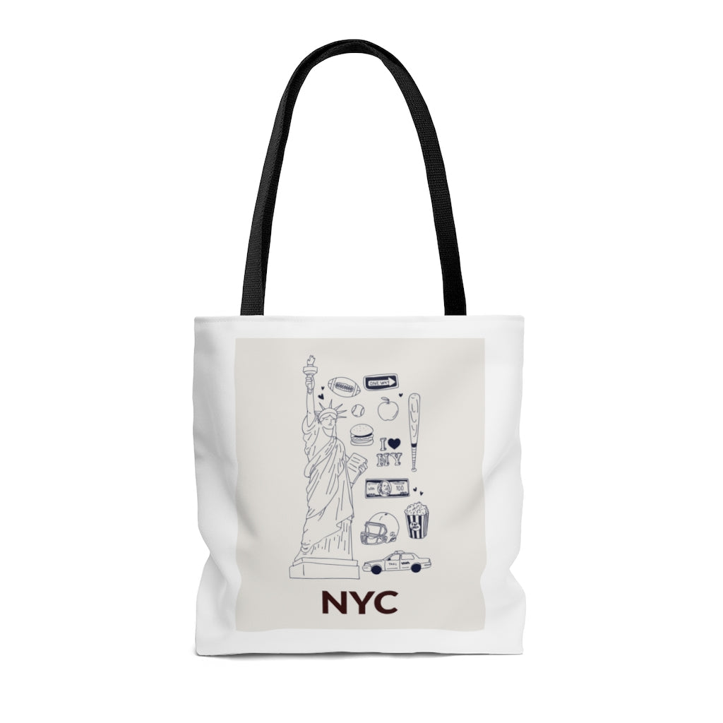 Quality Shopper Tote NYC Logo