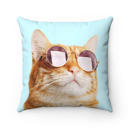Cat is Always Right Square Pillow Two Sided
