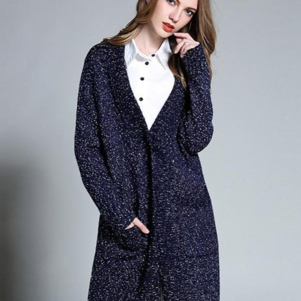 Womens Casual Long Cardigan