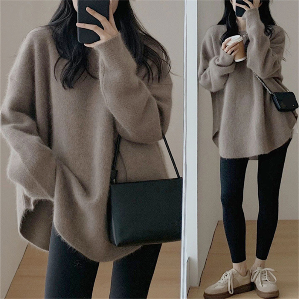 Relaxed Cozy Pullover Sweater