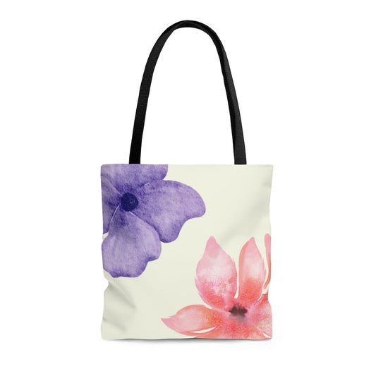 Fresh Blooms Print Beach & Shopping Tote Bag