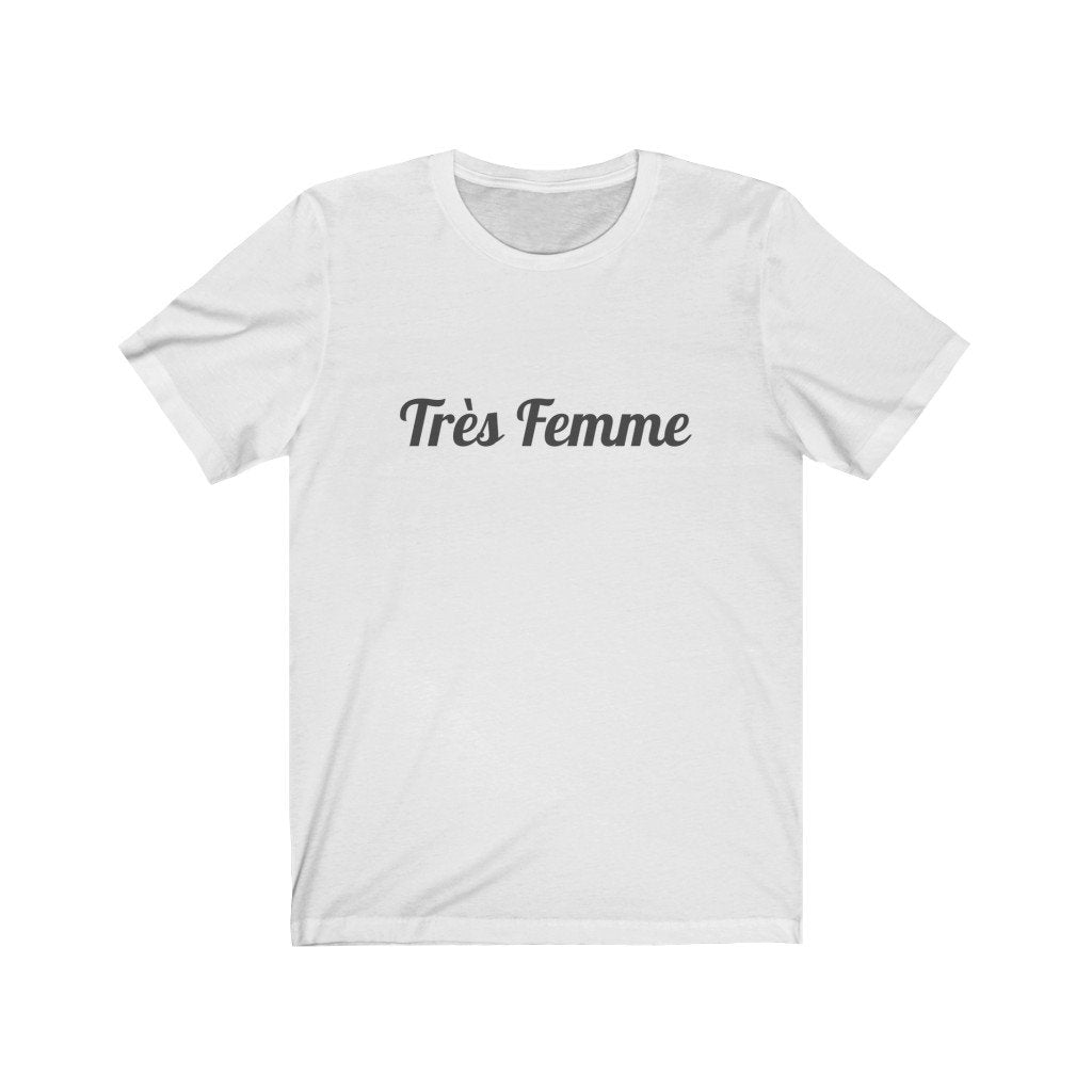 Womens Tre Femme in Black Logo T-Shirt