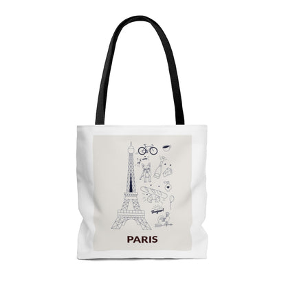 Quality Shopper Tote Paris Logo
