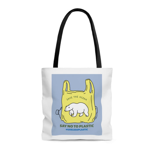 Save Earth Polar Bear Edition Shopper Tote Bag Medium