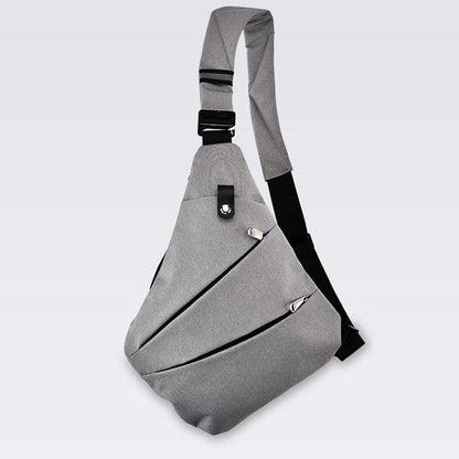 Mens Waterproof Triangle Side Crossbody Bag