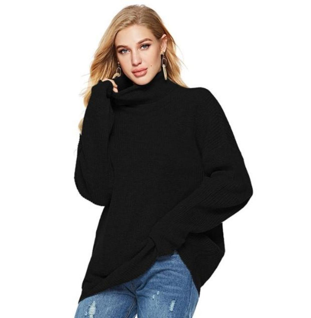 Womens Classic Turtleneck Sweater