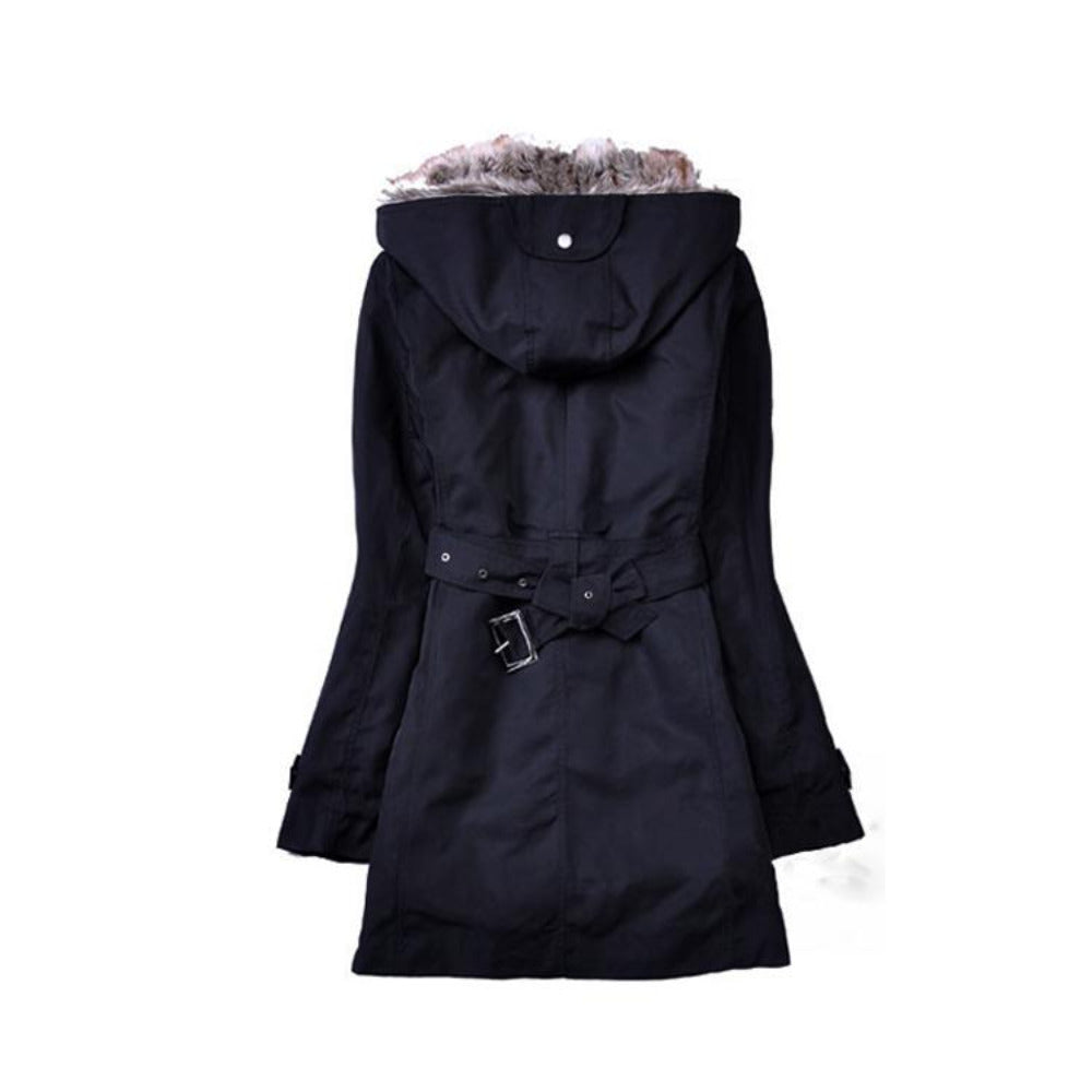 Womens double breasted trench coat and faux fur jackets – Amtify