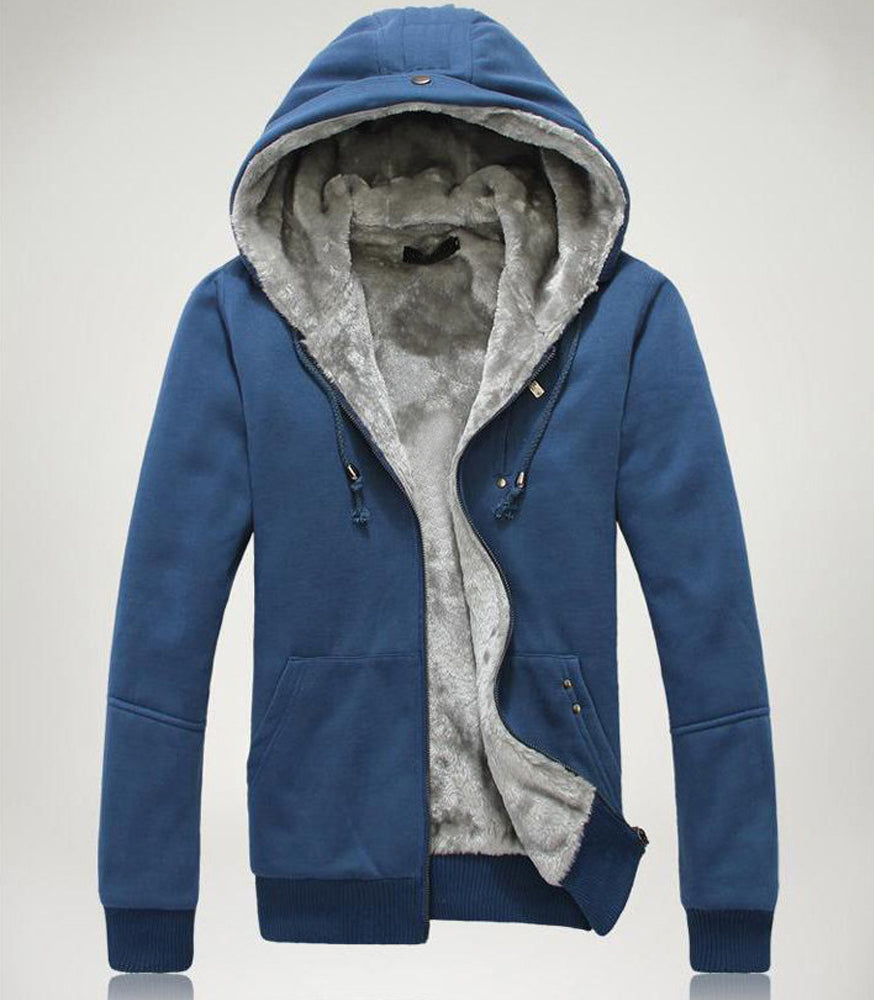 Blue fur outlet hoodie