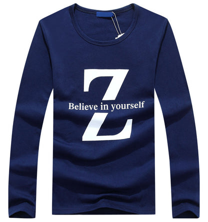 Mens Believe In Your Self Long Shirt Tee - AmtifyDirect