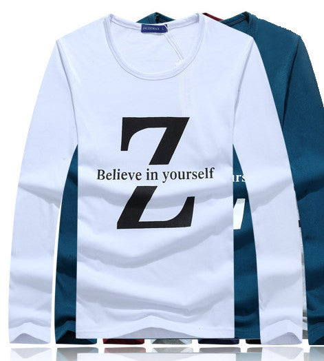 Mens Believe In Your Self Long Shirt Tee - AmtifyDirect