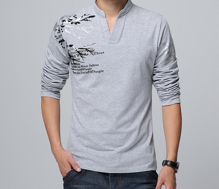 Mens Long Sleeve Top With Details - AmtifyDirect