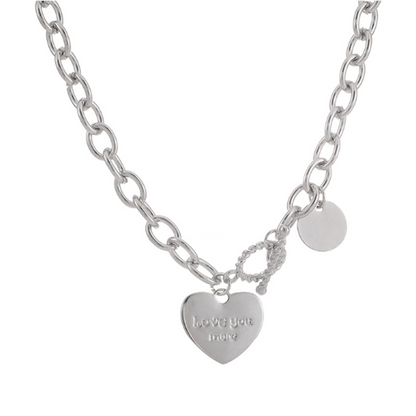 Love Theme Necklace with Pendant